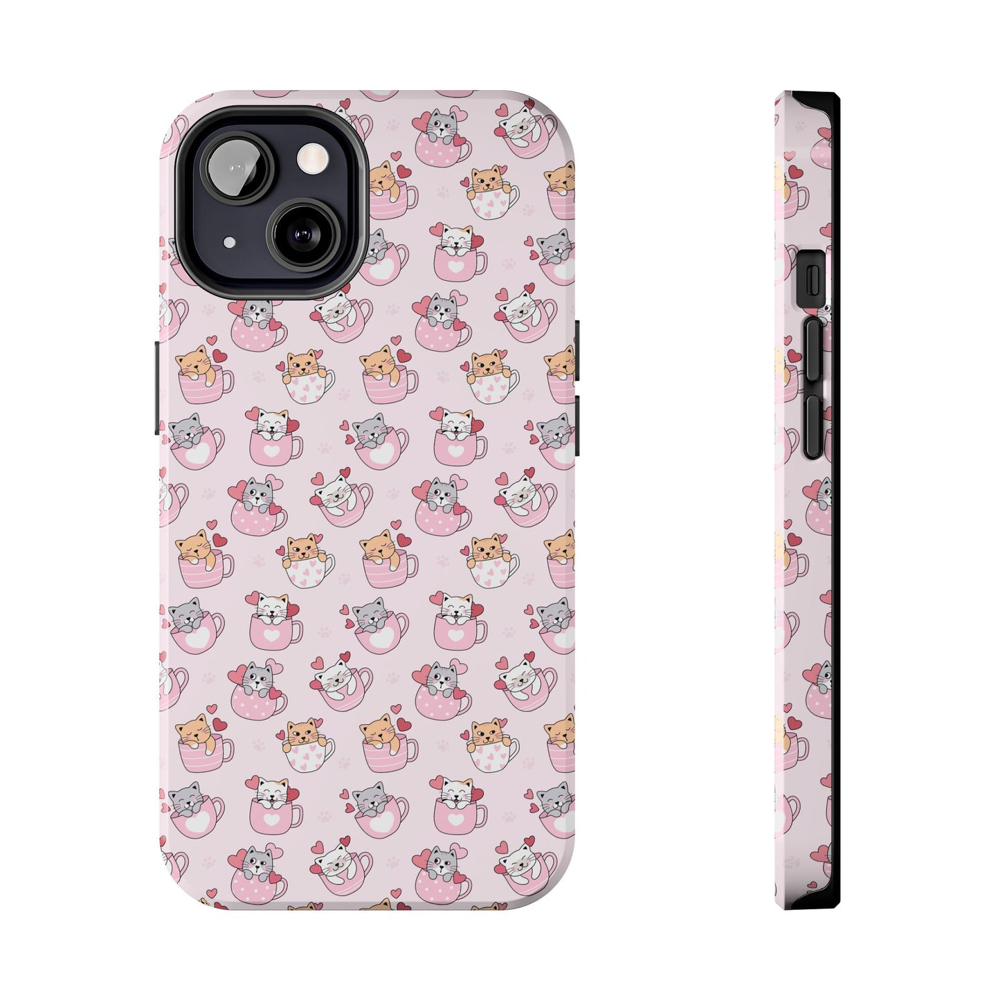 Purrfectly Pink Cat Phone Case