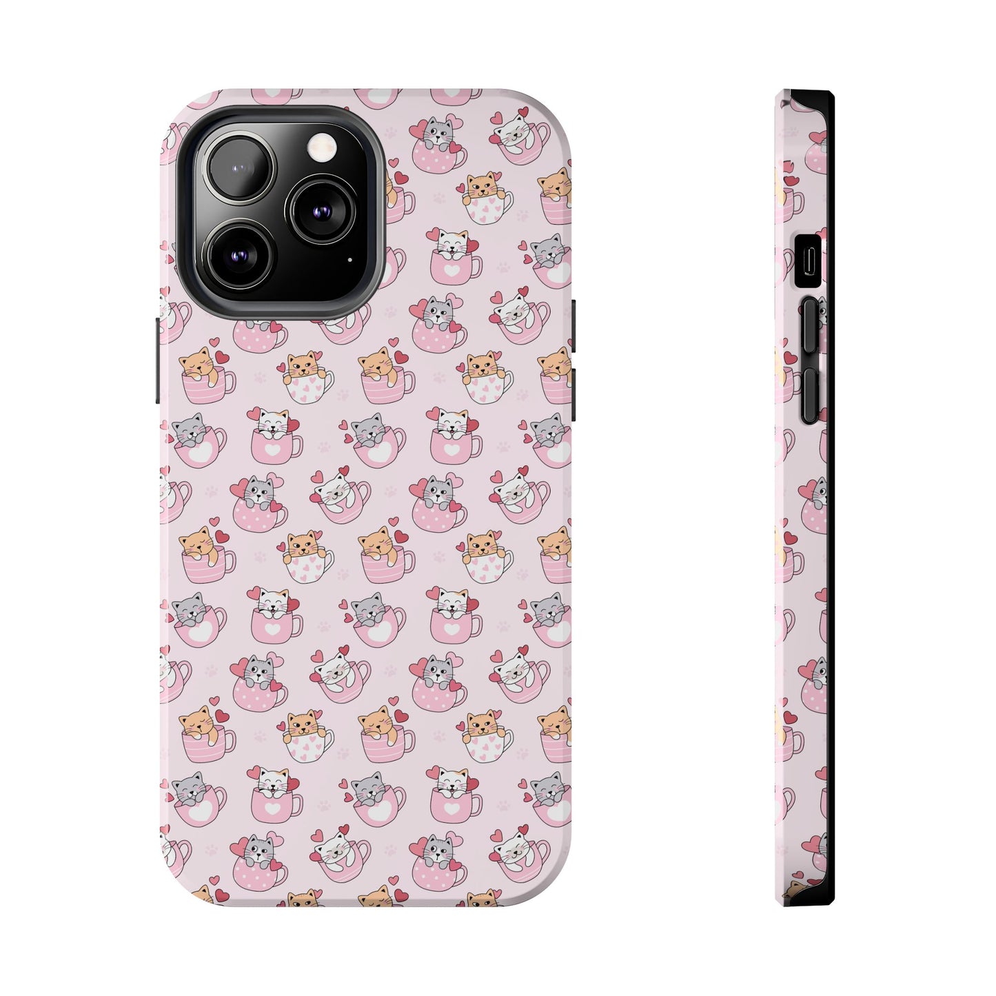 Purrfectly Pink Cat Phone Case
